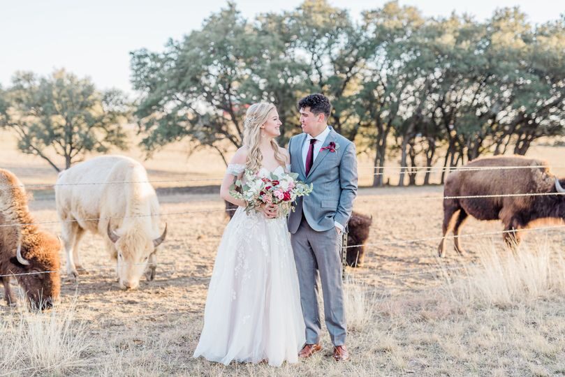 Couple portrait in the Stanton Ranch pastures